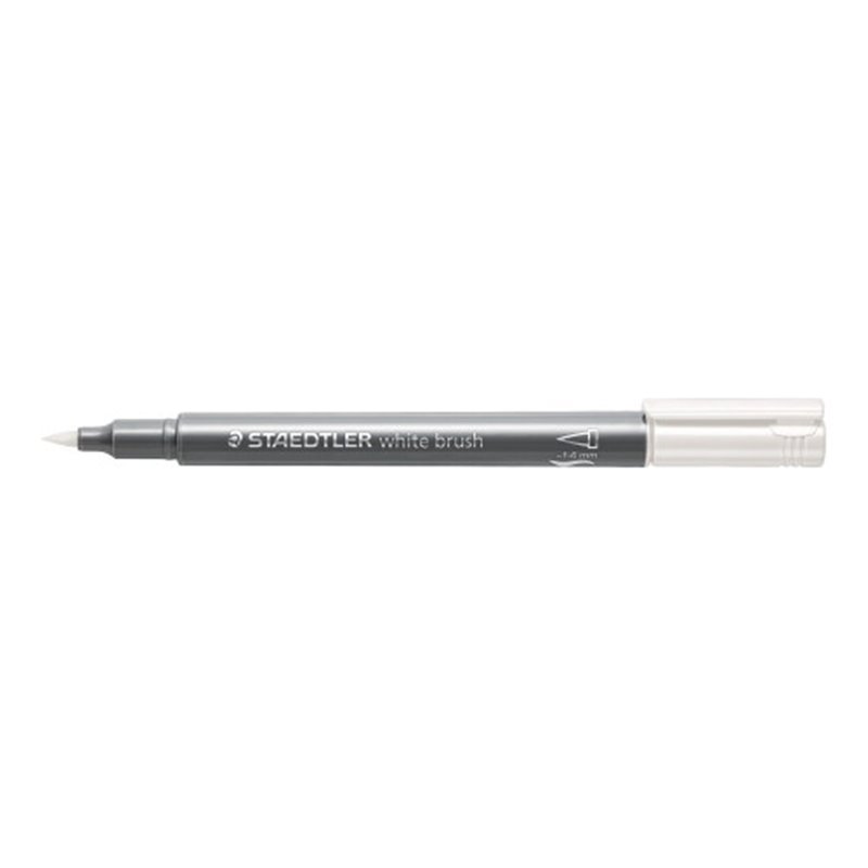 Staedtler 8321 marcador 1 pieza(s) Punta de pincel Blanco