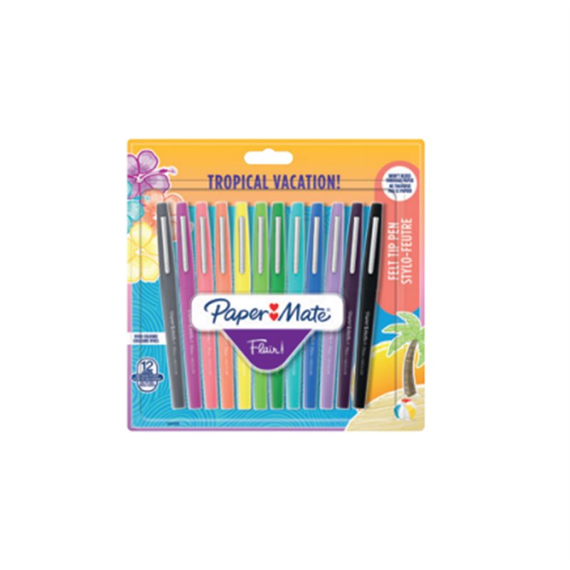 FLAIR M. TROPICAL VACATION BL12 PAPER MATE 1951029