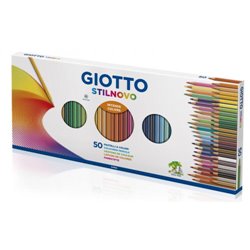 GIOTTO STILNOVO CAJA 50 LAPICEROS + SACAPUNTAS GIOTTO F257300