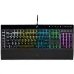 Corsair K55 RGB PRO teclado USB QWERTY Español Negro