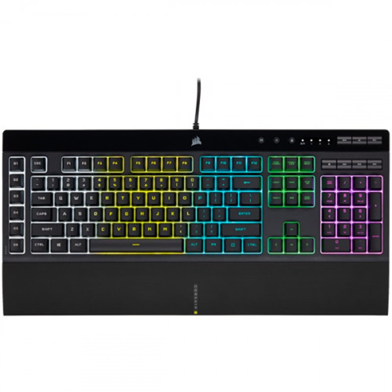 Corsair K55 RGB PRO teclado USB QWERTY Español Negro