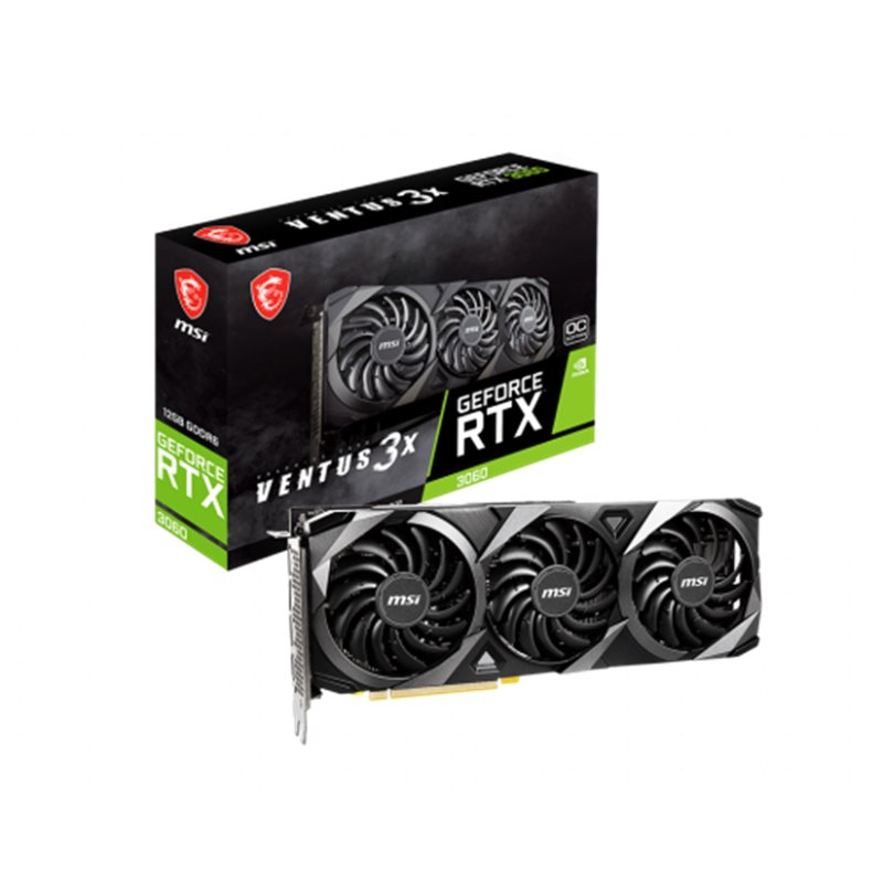 MSI GeForce RTX 3060 VENTUS 3X 12G OC NVIDIA 12 GB GDDR6