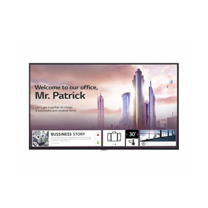 LG 49UH5F-H pantalla de señalización Pantalla plana para señalización digital 124,5 cm (49") IPS 4K Ultra HD Negro Procesador in