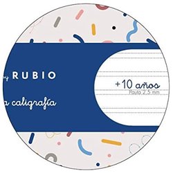 CUADERNO GRAPADO A4 50HOJAS PAUTA 2,5MM MR CON EJERCICIOS RUBIO MIQUELRIUS 8146