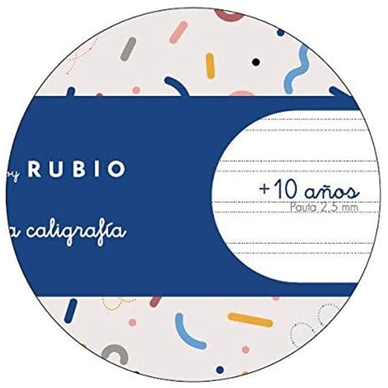 CUADERNO GRAPADO A4 50HOJAS PAUTA 2,5MM MR CON EJERCICIOS RUBIO MIQUELRIUS 8146