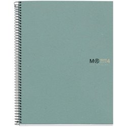 CUADERNO 100% RECICLADO NB-4 A4 120HOJAS ECOAZUL MIQUELRIUS 6083