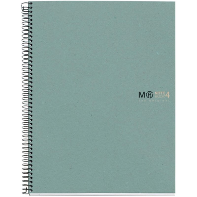 CUADERNO 100% RECICLADO NB-4 A4 120HOJAS ECOAZUL MIQUELRIUS 6083