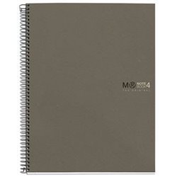 CUADERNO 100% RECICLADO NB-4 A4 120HOJAS ECOGRIS MIQUELRIUS 6082