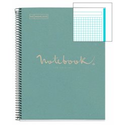 CUADERNO 100% RECICLADO NB-1 A4 80HOJAS ECOAZUL EMOTIONS MIQUELRIUS 6092