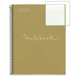 CUADERNO 100% RECICLADO NB-1 A4 80HOJAS ECOVERDE EMOTIONS MR MIQUELRIUS 6091