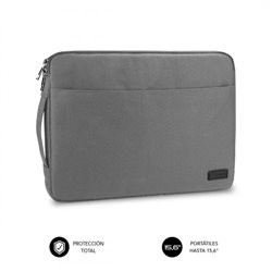 SUBBLIM Funda Ordenador Urban Laptop Sleeve 15,6" Grey