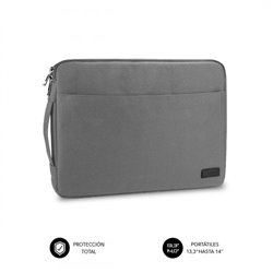 SUBBLIM Funda Ordenador Urban Laptop Sleeve 13,3-14" Grey