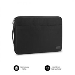 SUBBLIM Funda Ordenador Urban Laptop Sleeve 13,3-14" Black