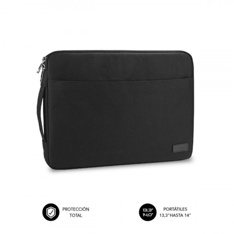 SUBBLIM Funda Ordenador Urban Laptop Sleeve 13,3-14" Black