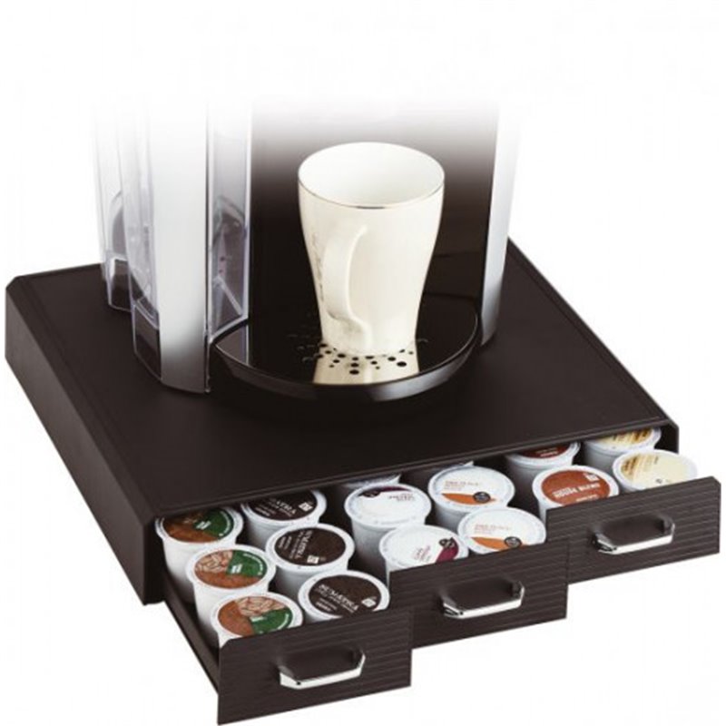 ORGANIZADOR LA HORA DEL CAFÉ 3 CAJONES PARA CÁPSULAS 325X340X65 MM NEGRO ARCHIVO 2000 CD902 NE