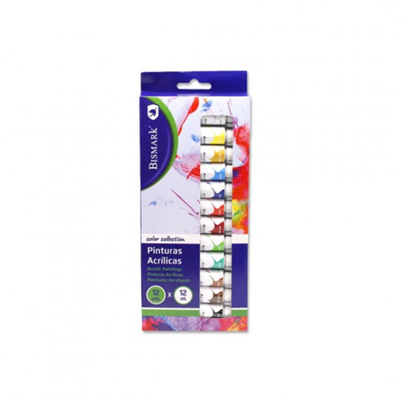 Bismark 327025 pintura acrílica 12 ml Multi Tubo