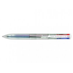 BOLIGRAFO SUPERGRIP G - 4 COLORES - CUERPO COLOR TRANSPARENTE PILOT BPKGG-35M-NC