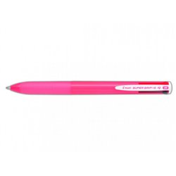 BOLIGRAFO SUPERGRIP G - 4 COLORES - CUERPO COLOR- ROSA PILOT BPKGG-35M-P