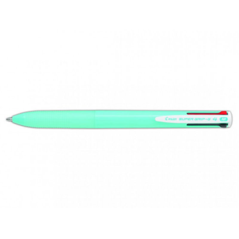 BOLIGRAFO SUPERGRIP G - 4 COLORES - CUERPO COLOR- AZUL CLARO PILOT BPKGG-35M-LB