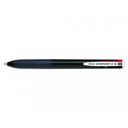 BOLIGRAFO SUPERGRIP G - 4 COLORES - CUERPO COLOR NEGRO PILOT BPKGG-35M-B