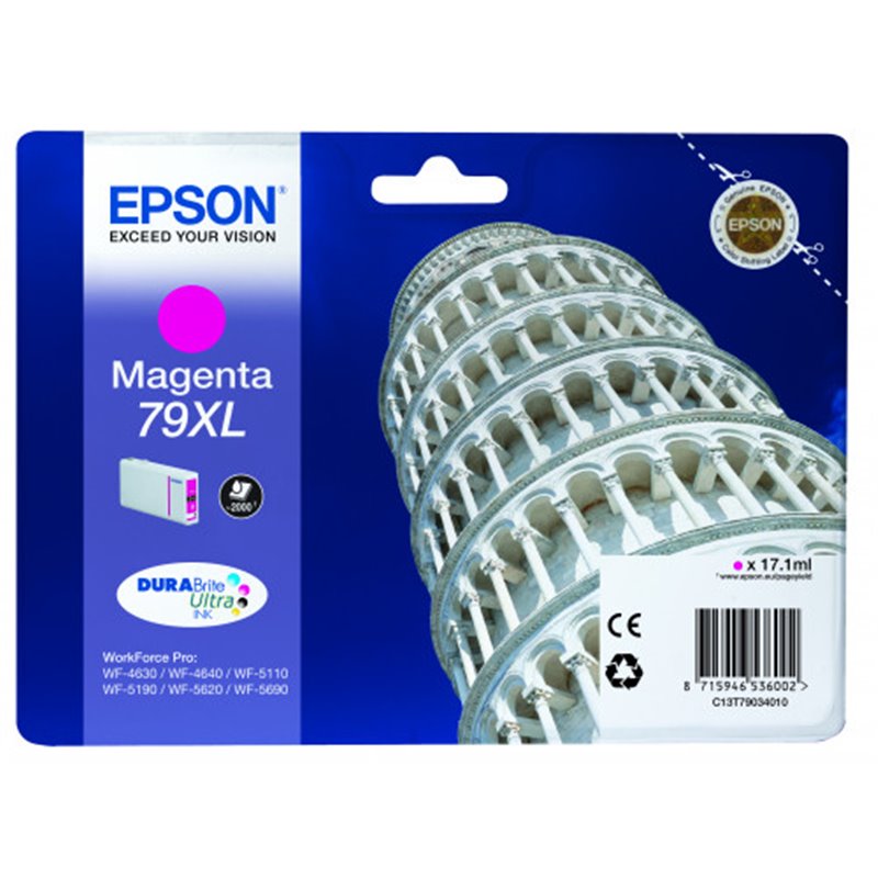 Epson Tower of Pisa Cartucho 79XL magenta