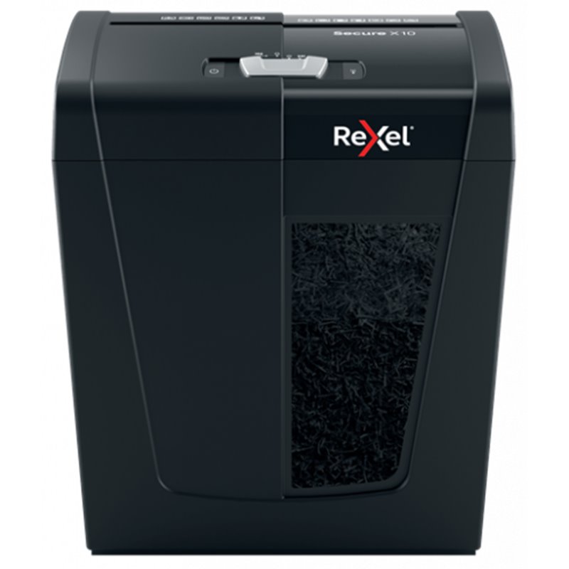 Rexel Secure X10 triturador de papel Corte cruzado 70 dB Negro