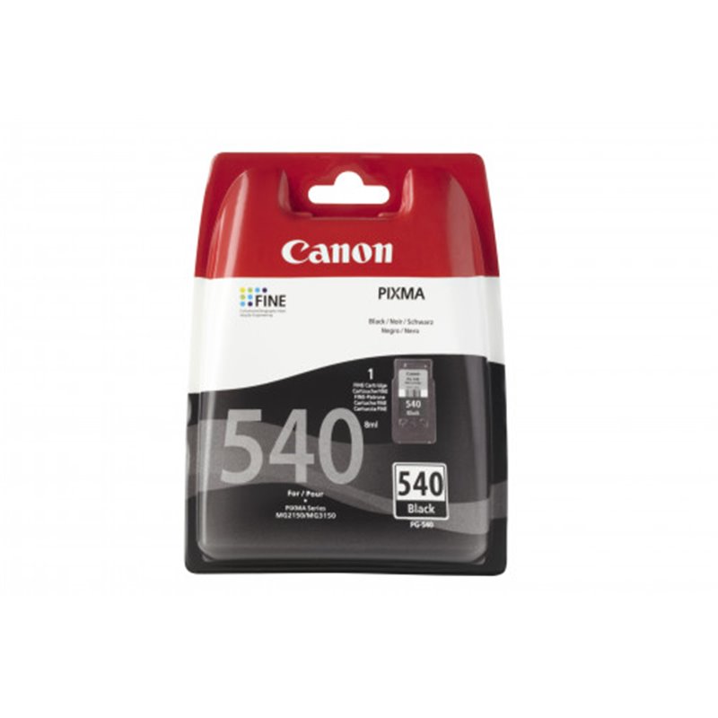 CANON CARTUCHO TINTA NEGRO PIXMA PG-540 MG2150/3150 BLISTER Y ALARMA