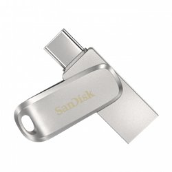 Sandisk Ultra Dual Drive Luxe unidad flash USB 64 GB USB Type-A / USB Type-C 3.2 Gen 1 (3.1 Gen 1) Acero inoxidable