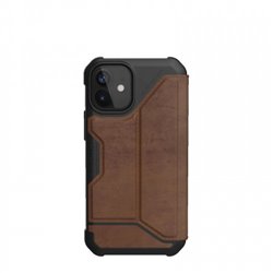 UAG APPLE  IPHONE 12 MINI METROPOLIS LEATHER BROWN