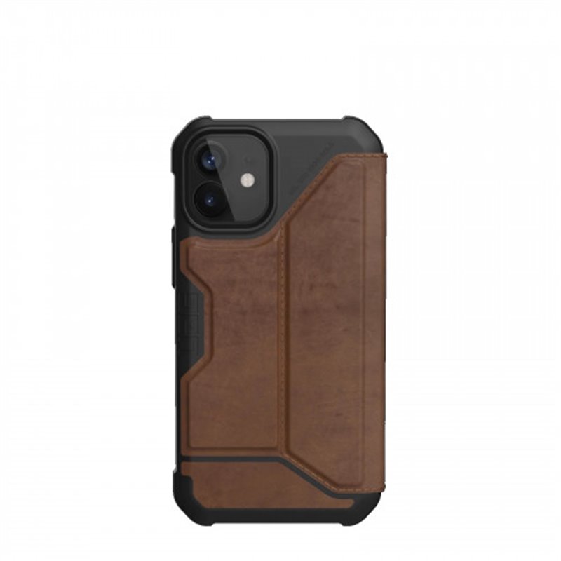 UAG APPLE  IPHONE 12 MINI METROPOLIS LEATHER BROWN