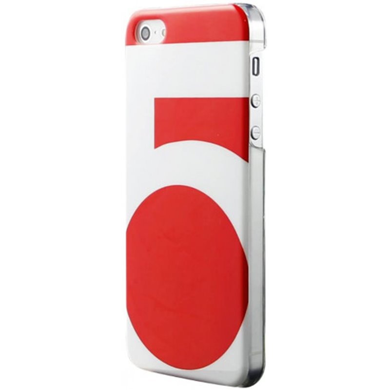 CARCASA WAZZABEE PARA IPHONE 5 COLECCION SUBKARMA SERIE 5, ROJO (WBSB-5S-RD)