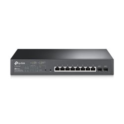 TP-LINK TL-SG2210MP switch Gigabit Ethernet (10/100/1000) Negro Energía sobre Ethernet (PoE)