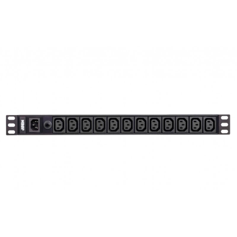 Aten PE0112G unidad de distribución de energía (PDU) 1U Negro 12 salidas AC