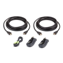 Aten 2L-7D03UHX5 cable para video, teclado y ratón (kvm) 3 m Negro