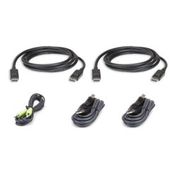 Aten 2L-7D03UDPX5 cable para video, teclado y ratón (kvm) 3 m Negro