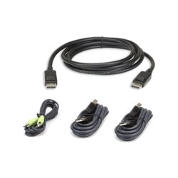 Aten 2L-7D03UDPX4 cable para video, teclado y ratón (kvm) 3 m Negro