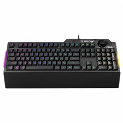 ASUS TUF Gaming K1 teclado USB Inglés, Español Negro