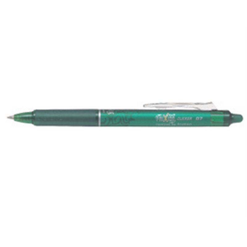 BOLIGRAFO BORRABLE FRIXION CLICKER VERDE PILOT BLRT-FR7-V