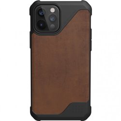 UAG APPLE IPHONE 12/12 PRO METROPOLIS LT LEATHER BROWN