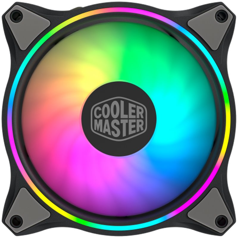 Cooler Master MasterFan MF120 Halo Carcasa del ordenador Ventilador 12 cm Negro, Gris