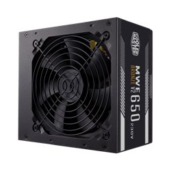 FUENTE ALIMENTACION COOLER MASTER MWE BRONZE V2 650W 230V 80+ BRONZE MPE-6501-ACABW-BEU