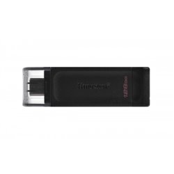 Kingston Technology DataTraveler 70 unidad flash USB 128 GB USB Tipo C 3.2 Gen 1 (3.1 Gen 1) Negro