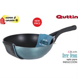 SARTÉN WOK 24CM FULL INDUCTION VENUS QUTTIN