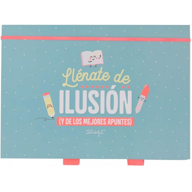 CARPETA EXPANDIBLE - LLÉNATE DE ILUSIÓN MR.WONDERFUL WOA10278ES