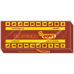 CAJA 15 PASTILLAS PLASTILINA 150 G - MARRÓN JOVI 7109