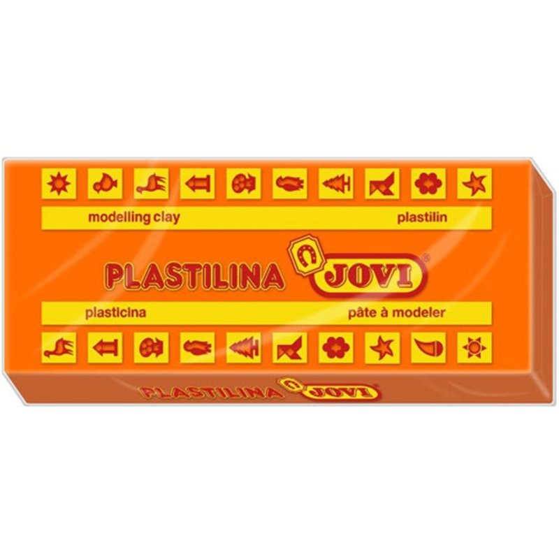 CAJA 15 PASTILLAS PLASTILINA 150 G - NARANJA JOVI 7104