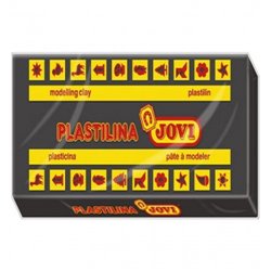 CAJA 30 PASTILLAS PLASTILINA 50 G - NEGRO JOVI 7015