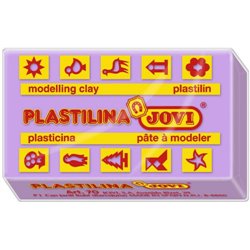 CAJA 30 PASTILLAS PLASTILINA 50 G - LILA JOVI 7014