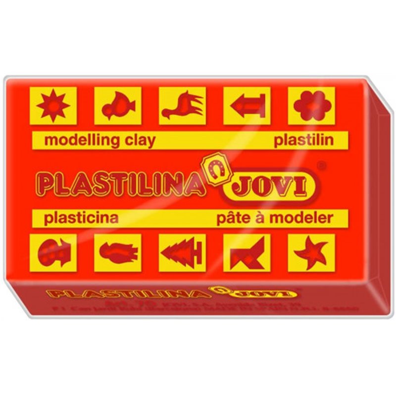 CAJA 30 PASTILLAS PLASTILINA 50 G - ROJO JOVI 7005