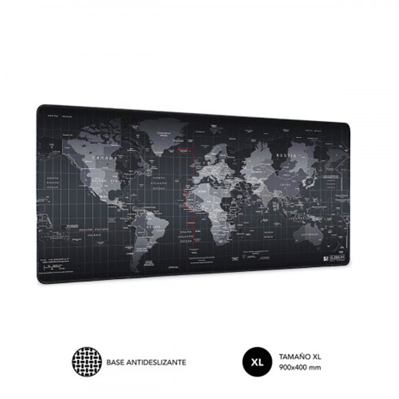 SUBBLIM Alfombrilla Ratón World XL Mouse Pad